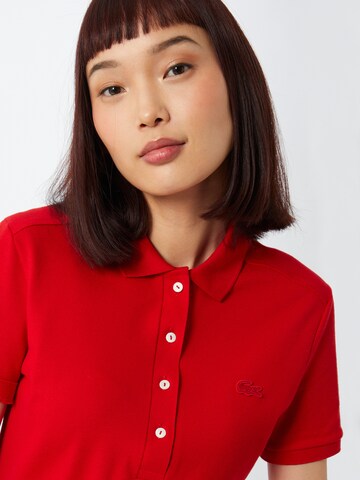 LACOSTE Póló 'Chemise' - piros