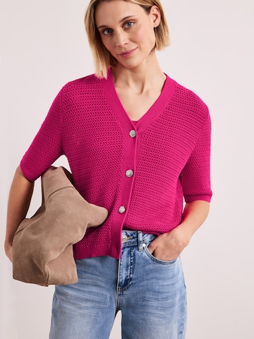Cardigan STREET ONE en rose : devant