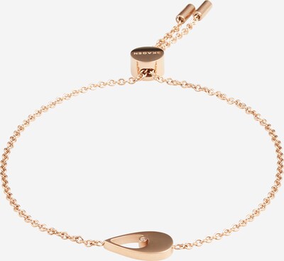 SKAGEN Bracelet 'Kariana' en or rose / transparent, Vue avec produit