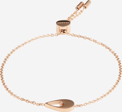 SKAGEN Armband 'Kariana' in rosegold / transparent, Produktansicht