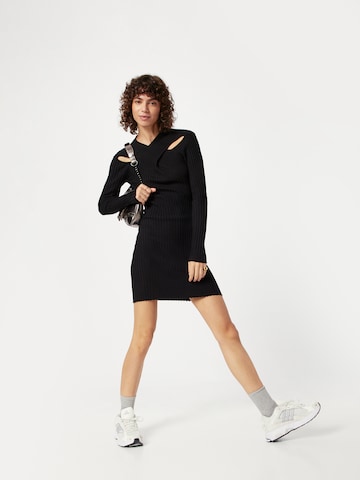 Urban Classics Knitted dress in Black