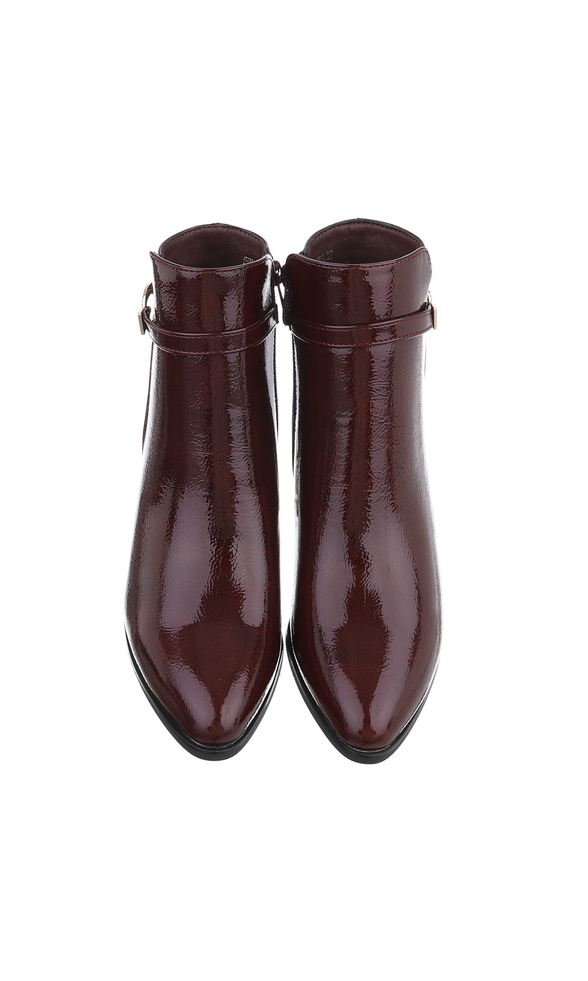 Ital-Design Stiefelette in Rot