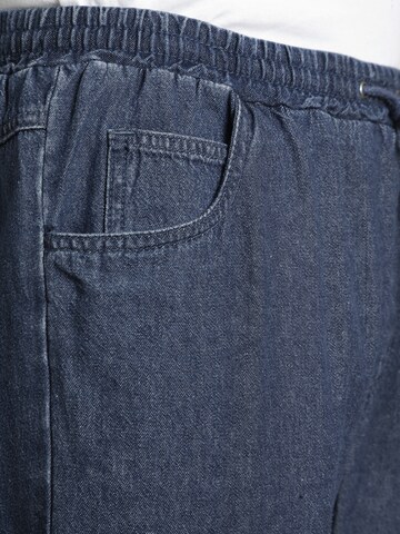 Jan Vanderstorm Loosefit Broek 'Daan' in Blauw