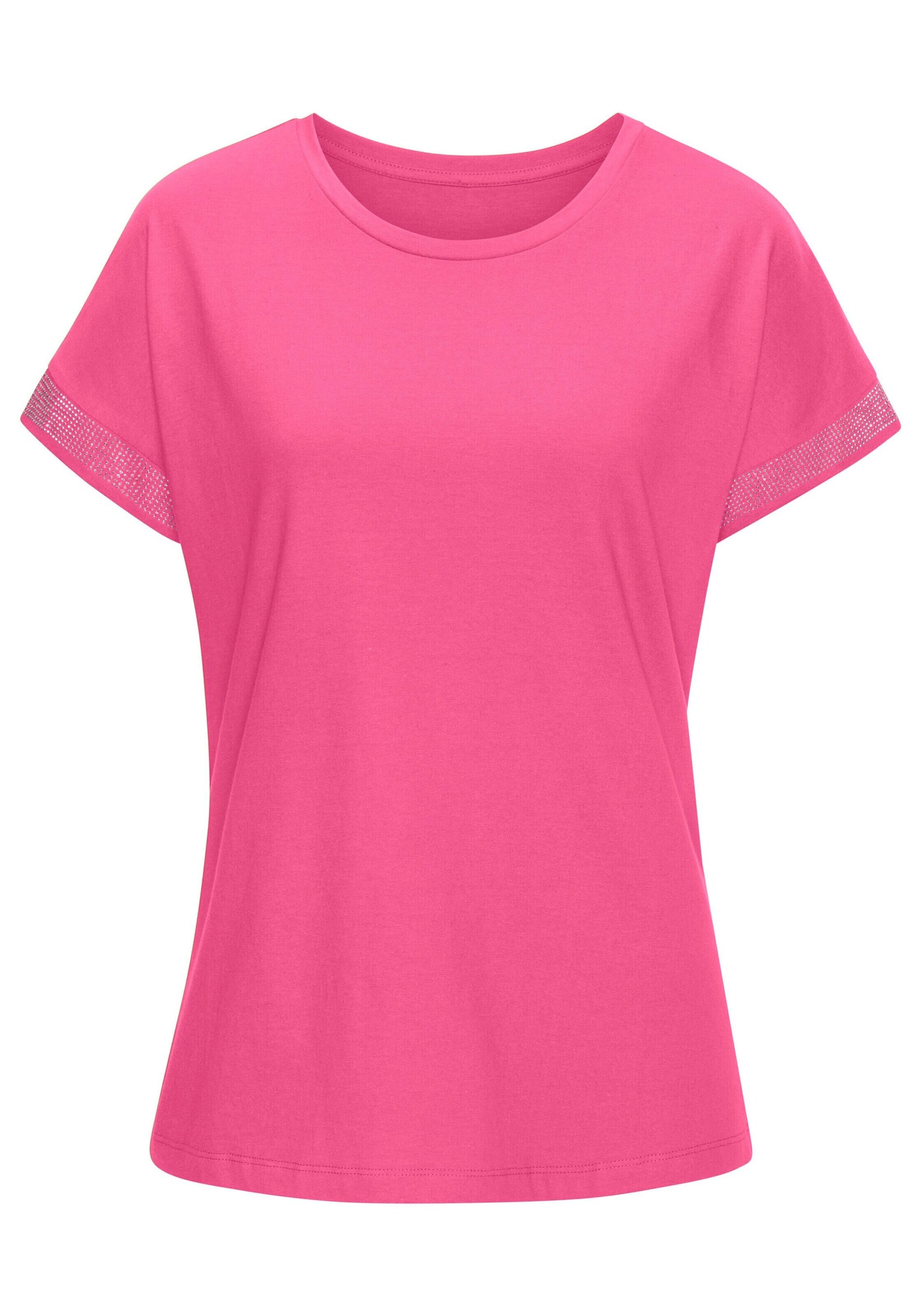 LASCANA Shirt in Pink: front