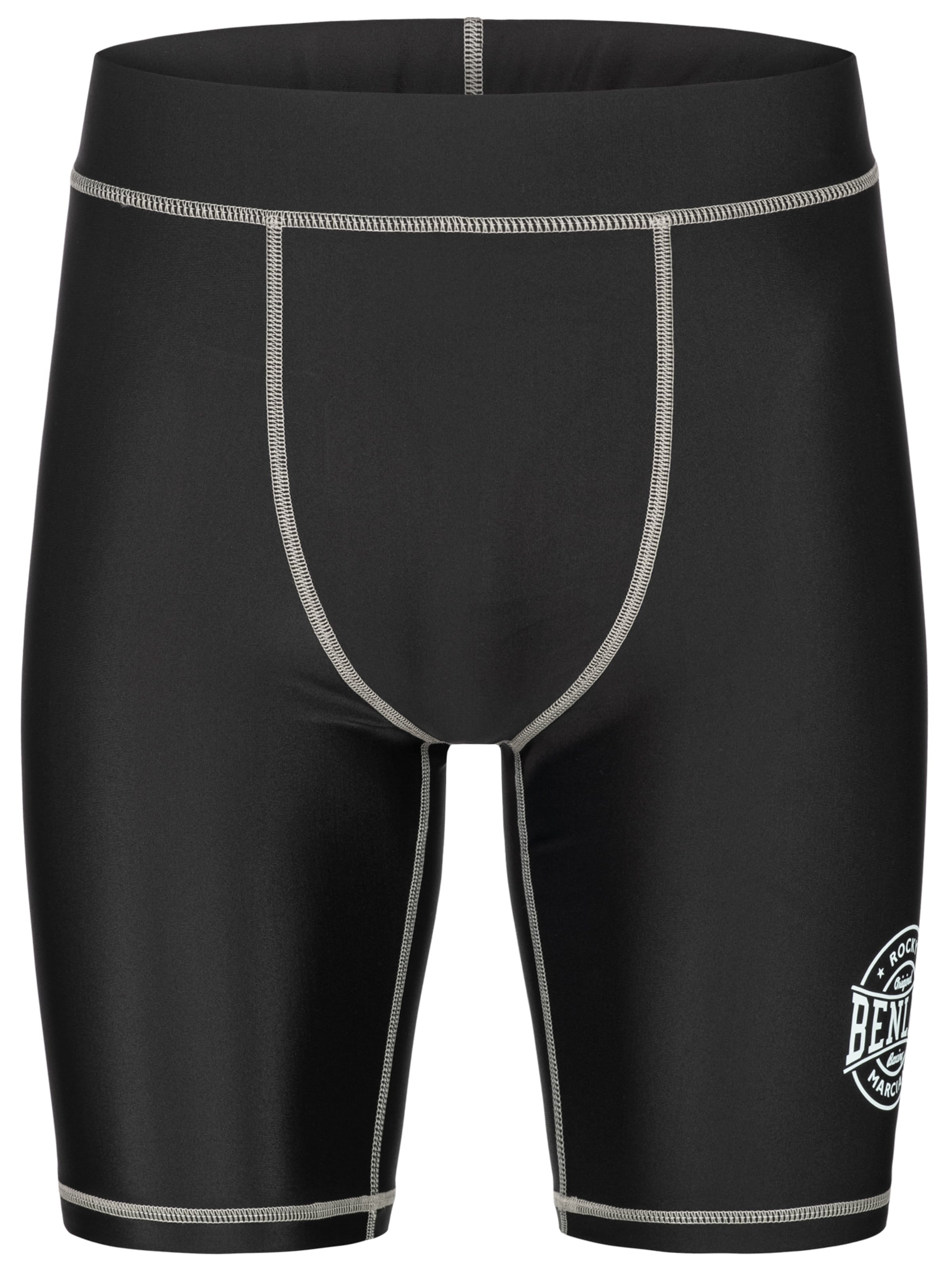 Benlee Skinny Spodnie sportowe 'Bossburn' w kolorze czarny: przód