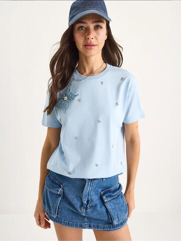 Bianco Lucci Shirt in Blauw: voorkant