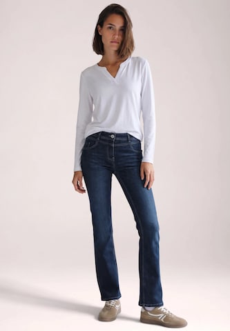 CECIL Boot cut Jeans 'Toronto' in Blue