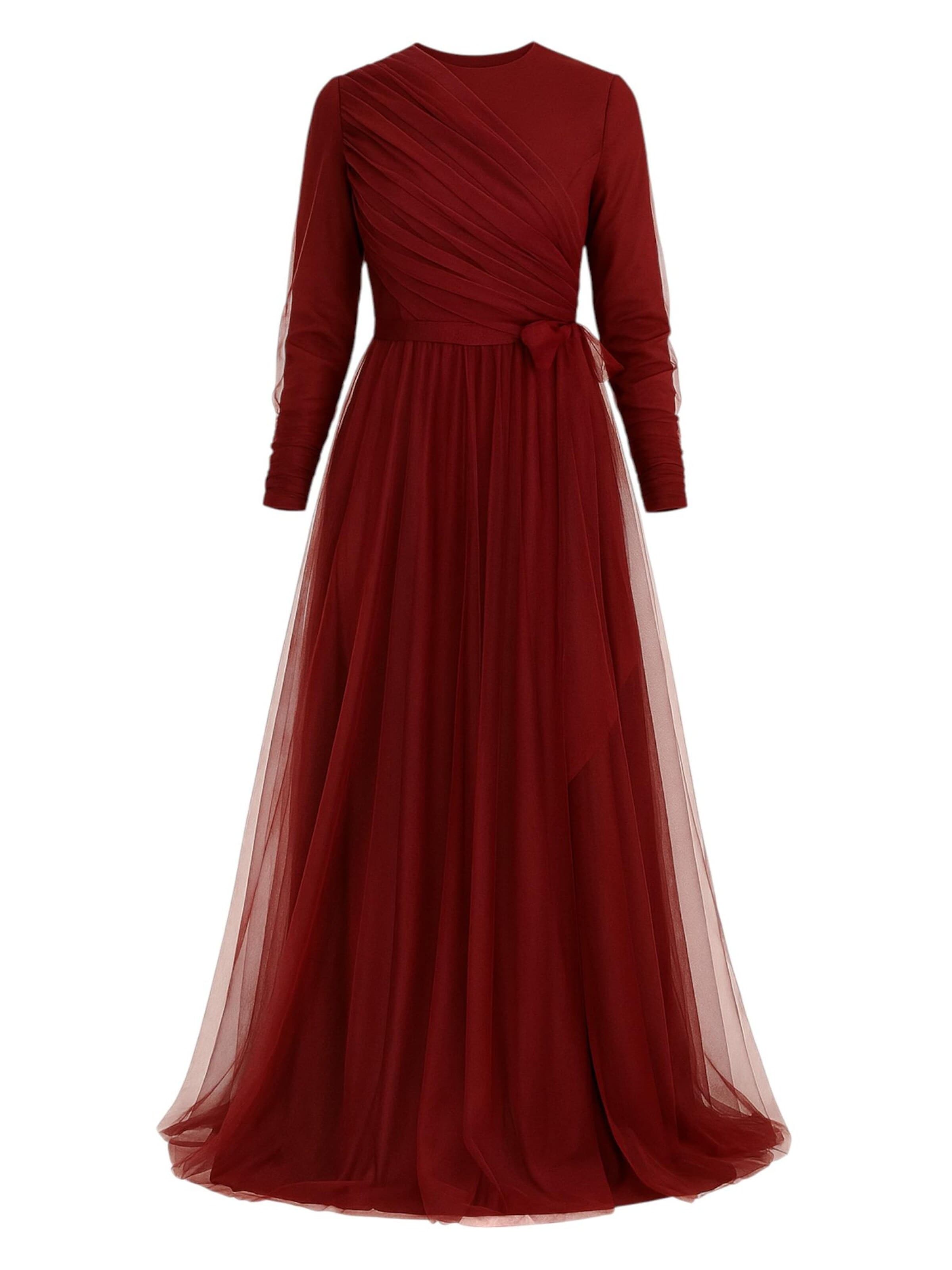 fashionshowcase Evening Dress 'INCI' in Red: front