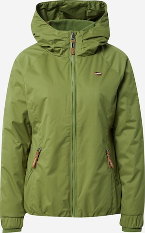 Ragwear Between-Season Jacket 'DIZZIE' in Green: front