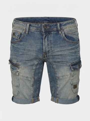Regular Jeans cargo KOROSHI en bleu