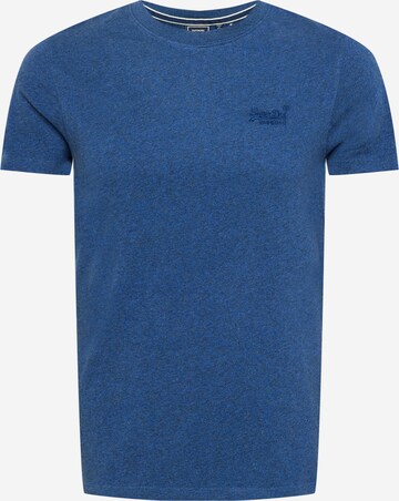 T-Shirt 'Essential' Superdry en bleu : devant