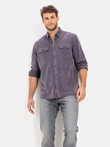 CAMEL ACTIVE Regular fit Button Up Shirt in Purple