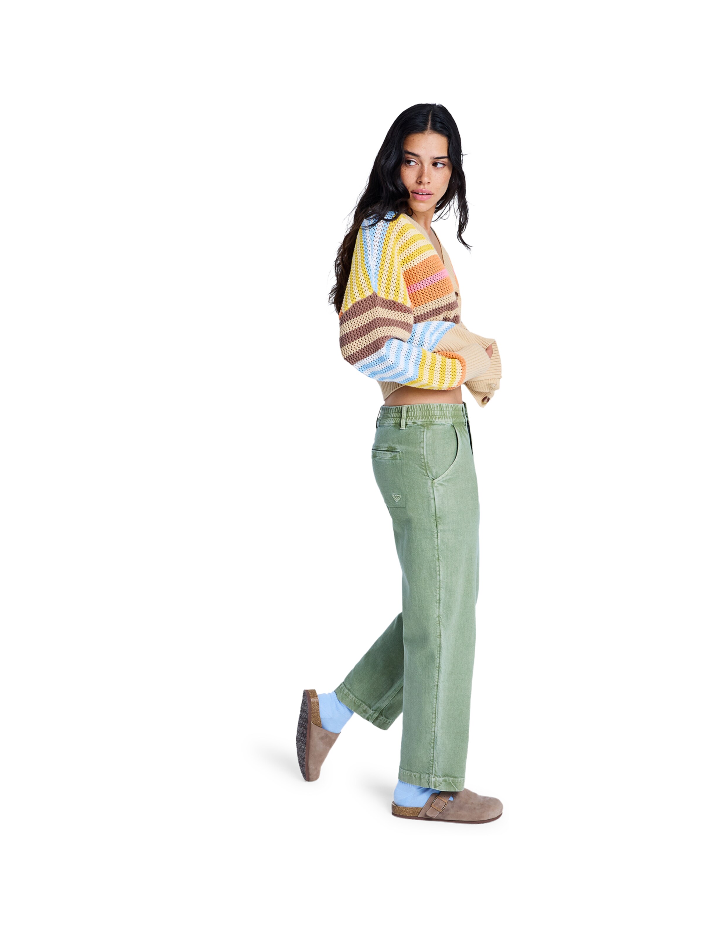 Baggy Pantalon 'Break My Soul' ROXY en vert