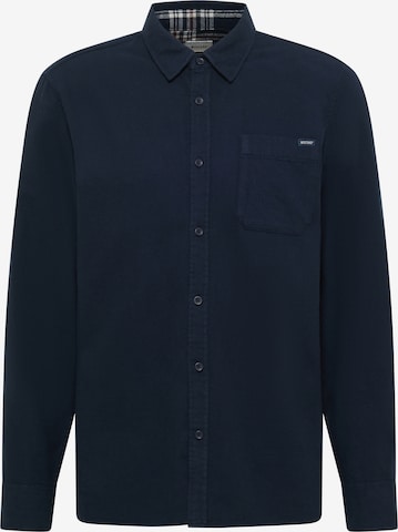 MUSTANG Regular Fit Hemd in Blau: Vorderseite