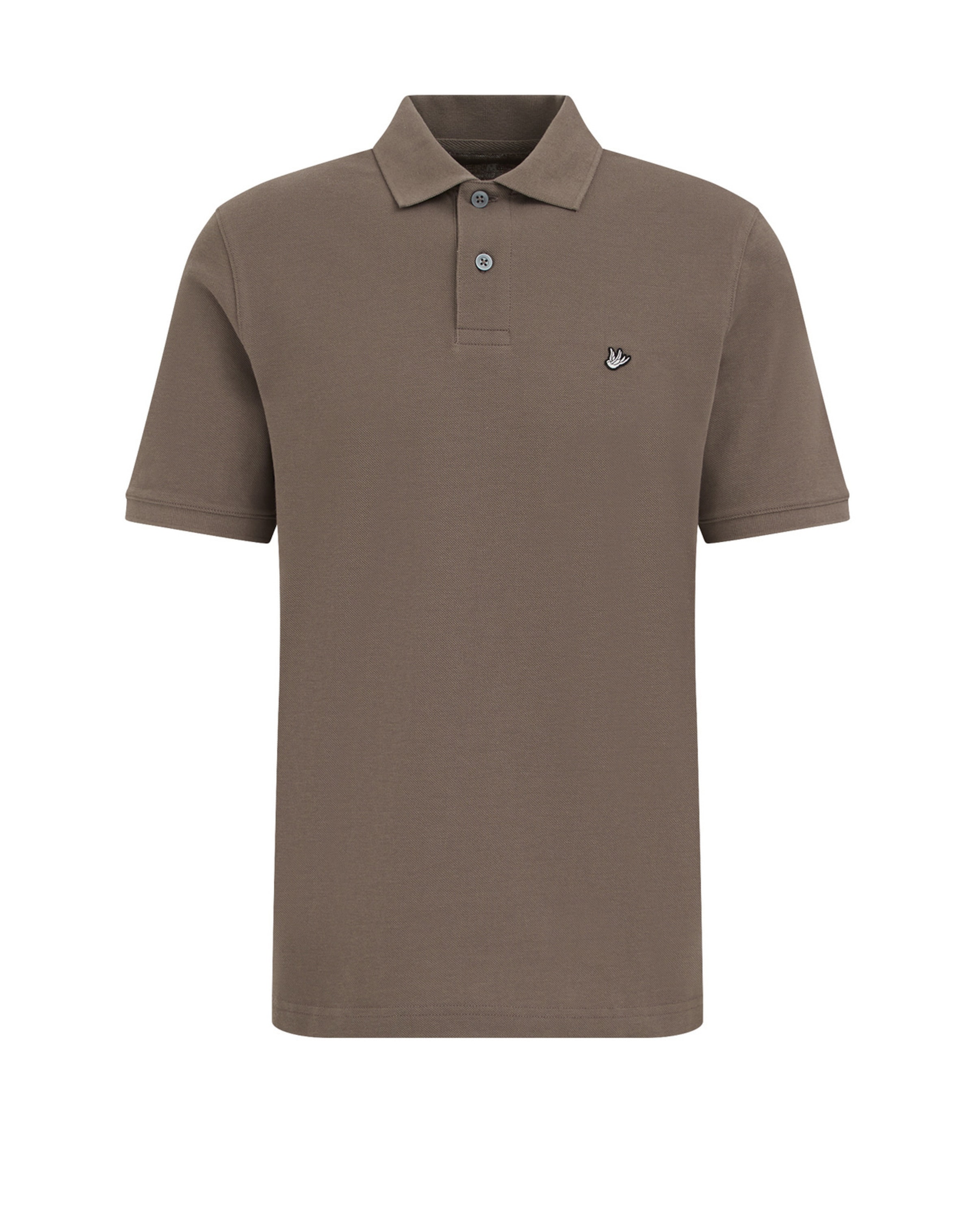 WE Fashion Shirt in Bruin: voorkant