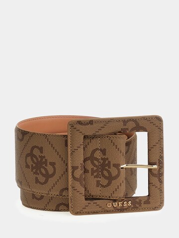 GUESS Gürtel 'Queensland' in Beige: Vorderseite