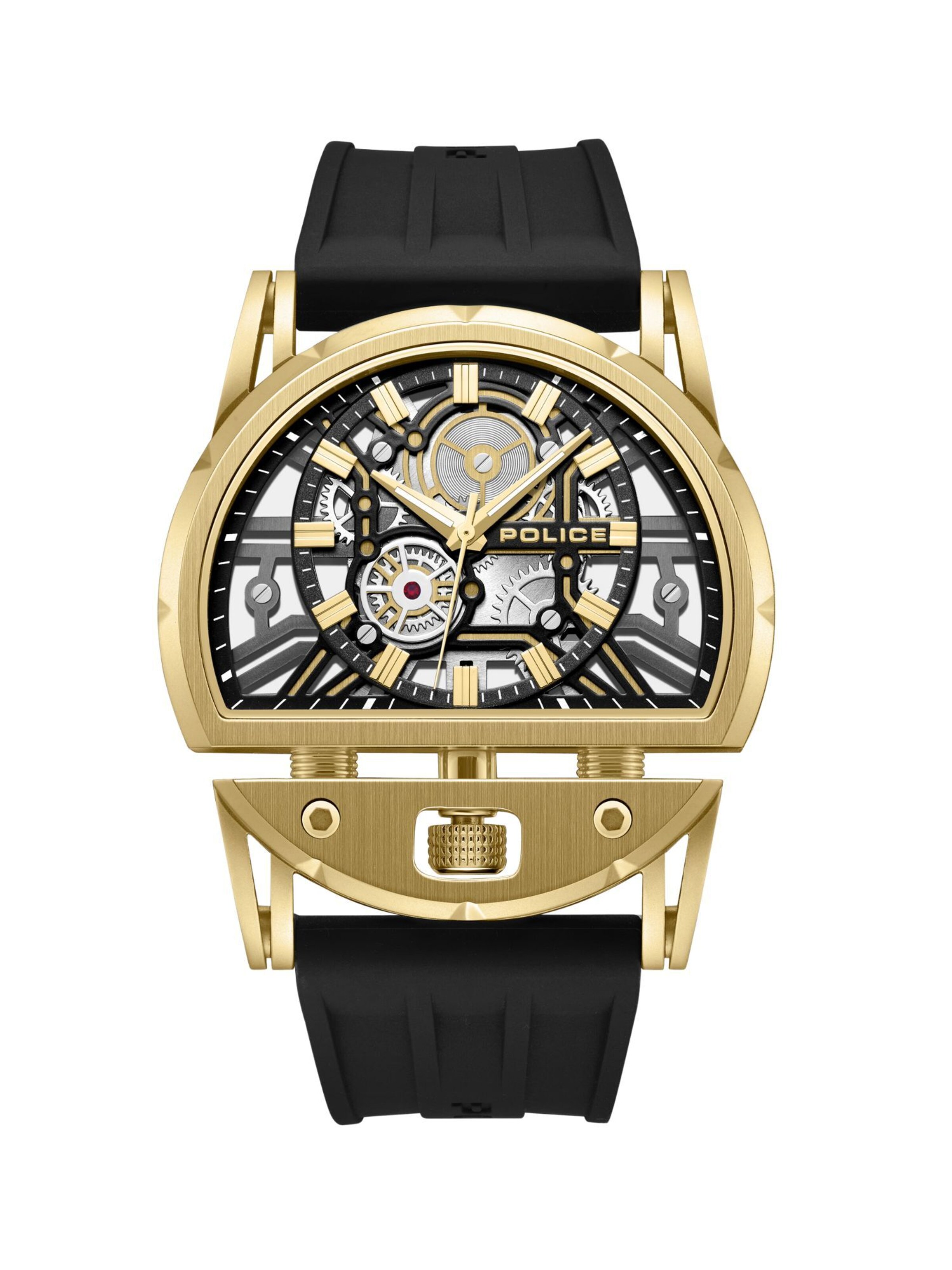 POLICE Quarzuhr 'Daintreee 2.0' in Gold: Vorderseite