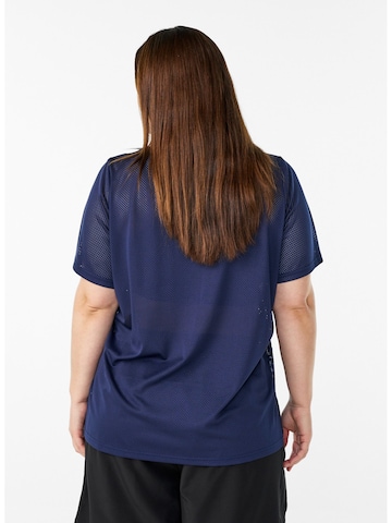 T-shirt fonctionnel 'Tani' Active by Zizzi en bleu
