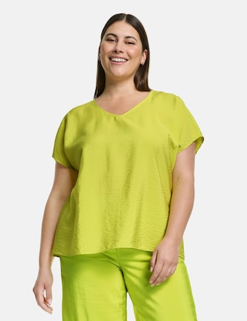 SAMOON Blouse in Yellow: front