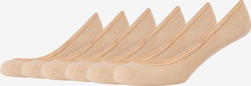 s.Oliver Ankle Socks in Beige: front