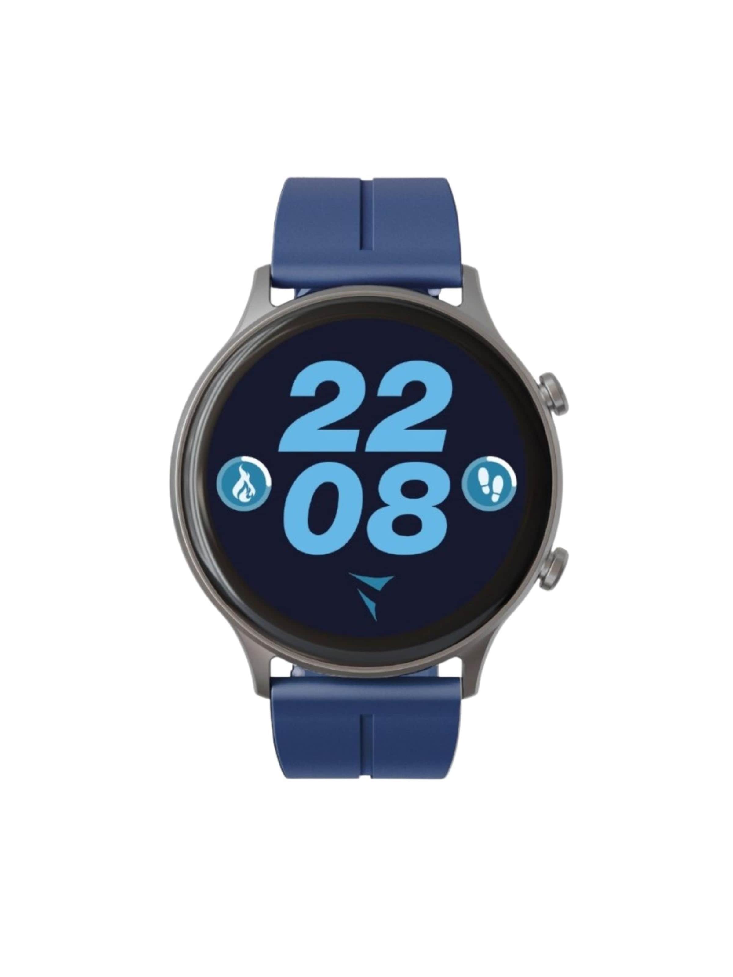 Techmade Digitaluhr 'Dynamic 2 Smartwatch - Bundle mit Kopfhörern'‌‌‌ in Blau