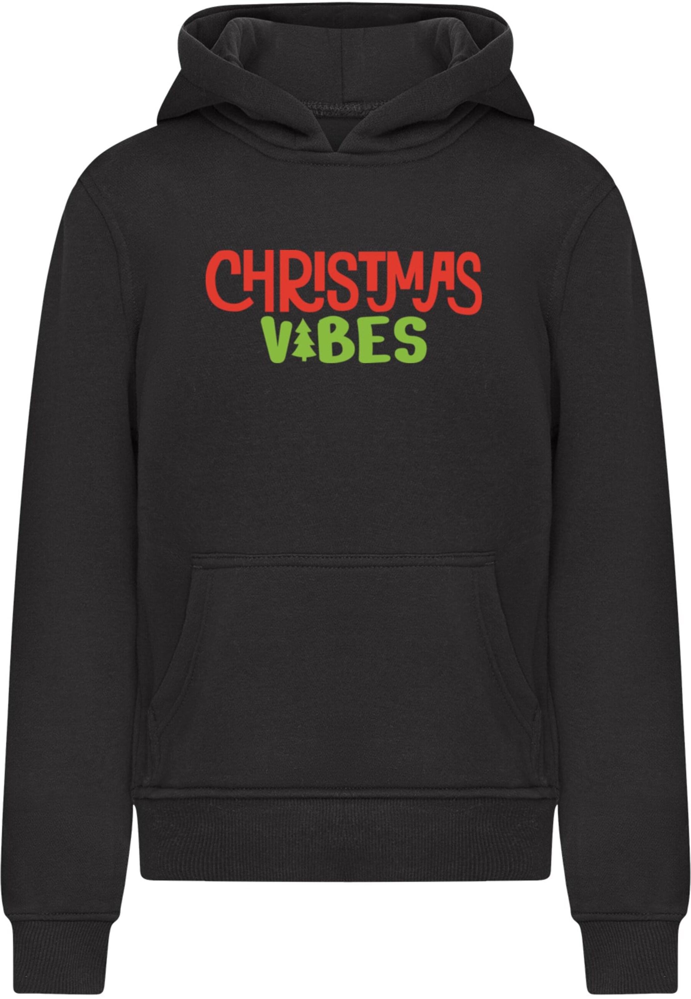 Sweat 'Christmas Vibes' Merchcode en noir : devant