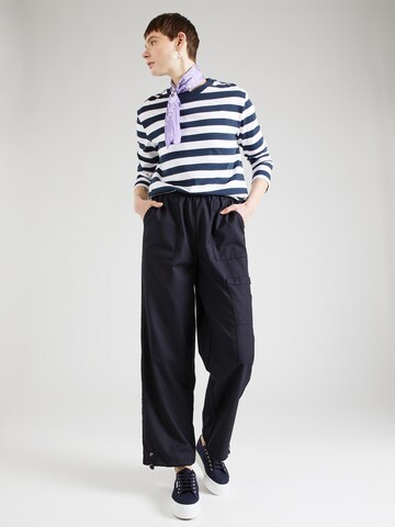 SOMETHINGNEW Loose fit Trousers 'JACKIE' in Blue