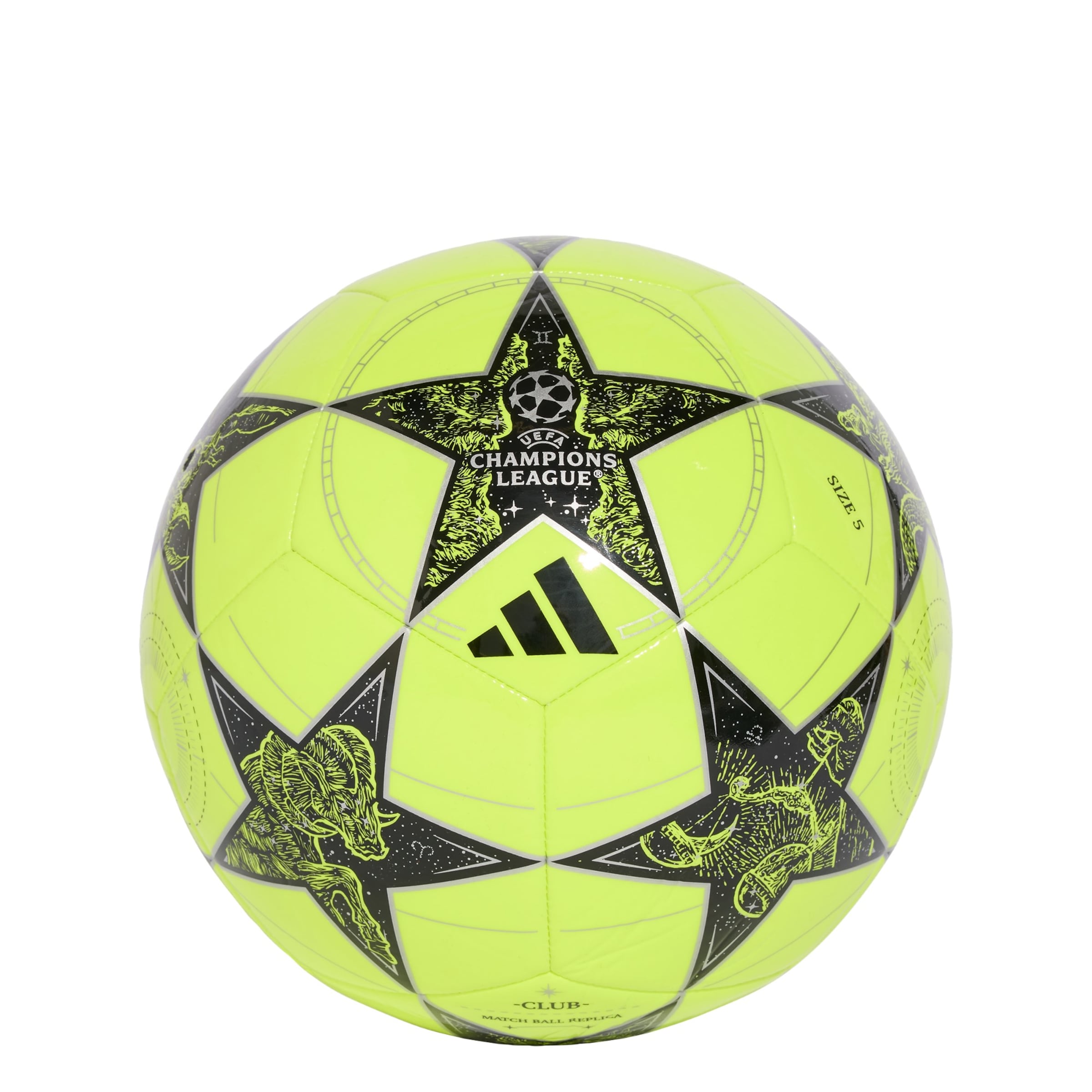 Pallone 'UCL Club 25/26 League Stage' di ADIDAS PERFORMANCE in giallo: frontale