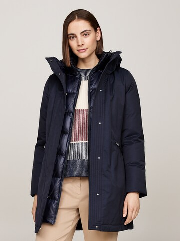 Parka mi-saison TOMMY HILFIGER en bleu : devant