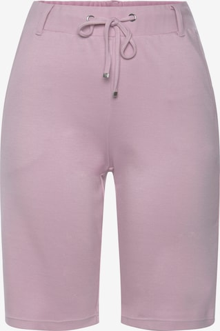 LASCANA Regular Shorts in Pink: predná strana