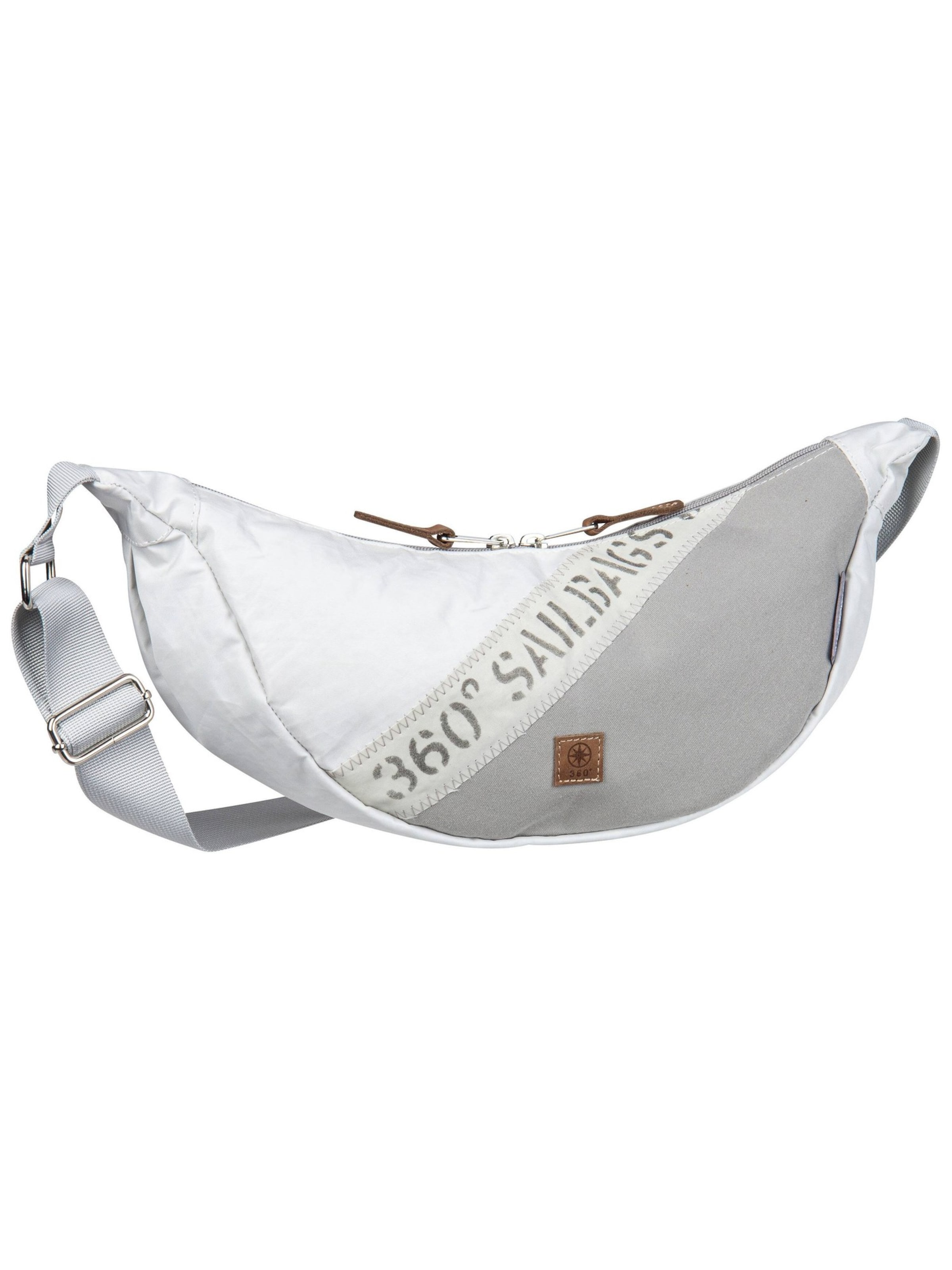 360 Grad Fanny Pack 'Roop' in White: front