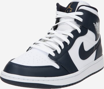 Jordan Sneakers hoog 'Air Jordan 1 Mid' in Grijs: voorkant