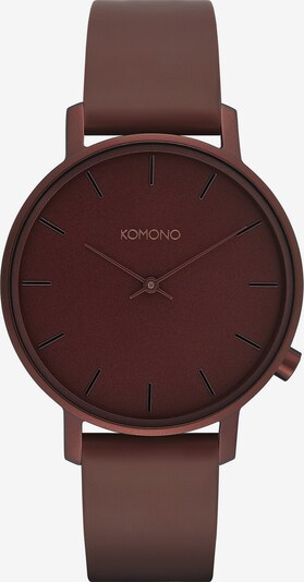 Komono Uhr in bordeaux, Produktansicht