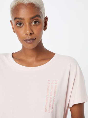 T-shirt fonctionnel UNDER ARMOUR en rose