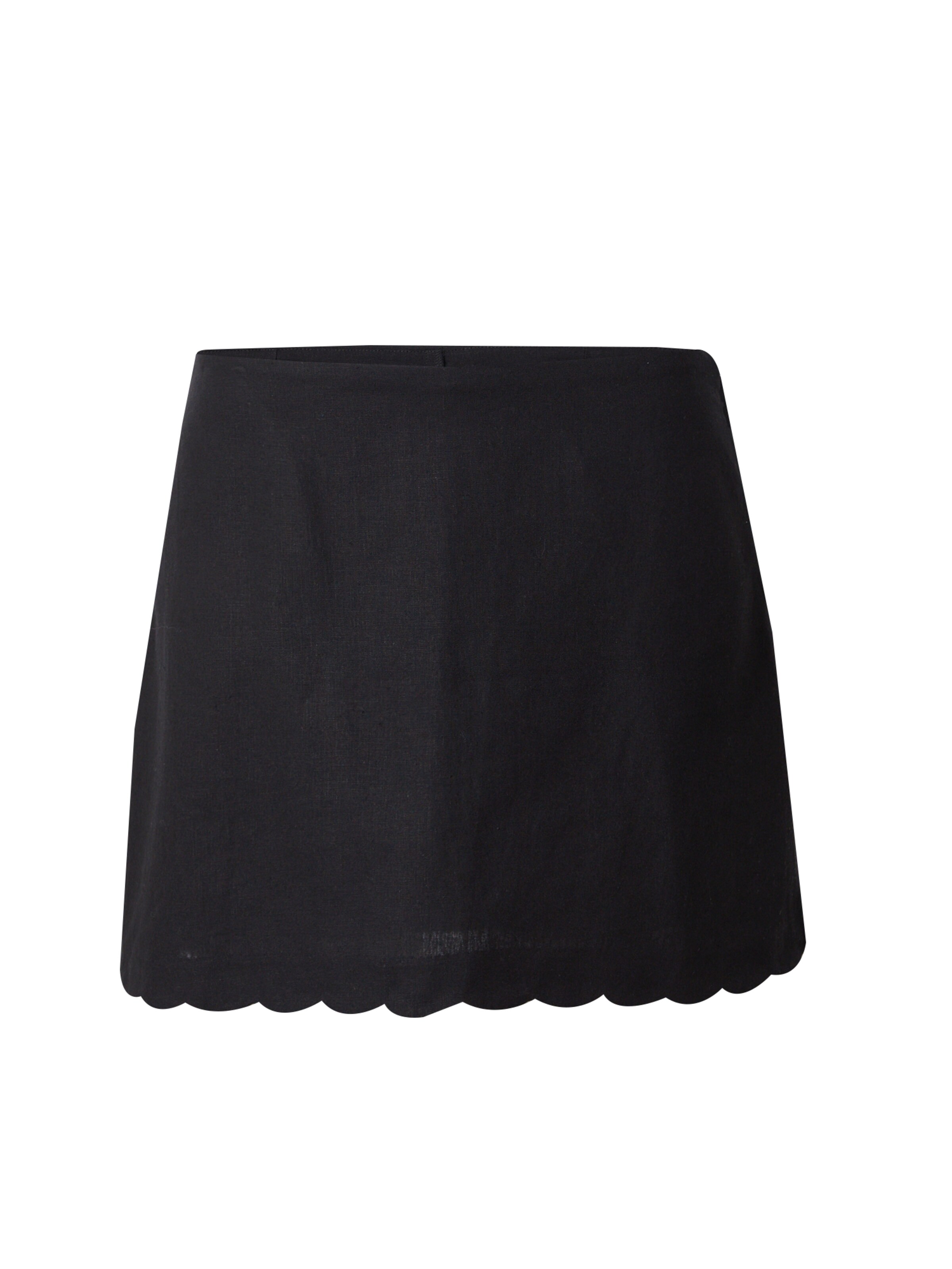 Gonna 'SCALLOP' di GAP in nero: frontale