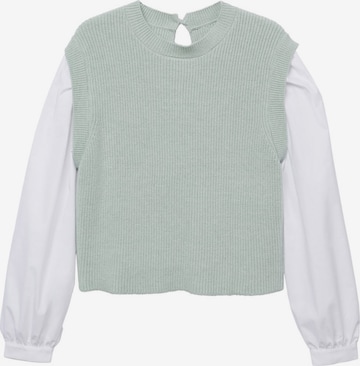 MANGO Sweater 'Leonor' in Green: front
