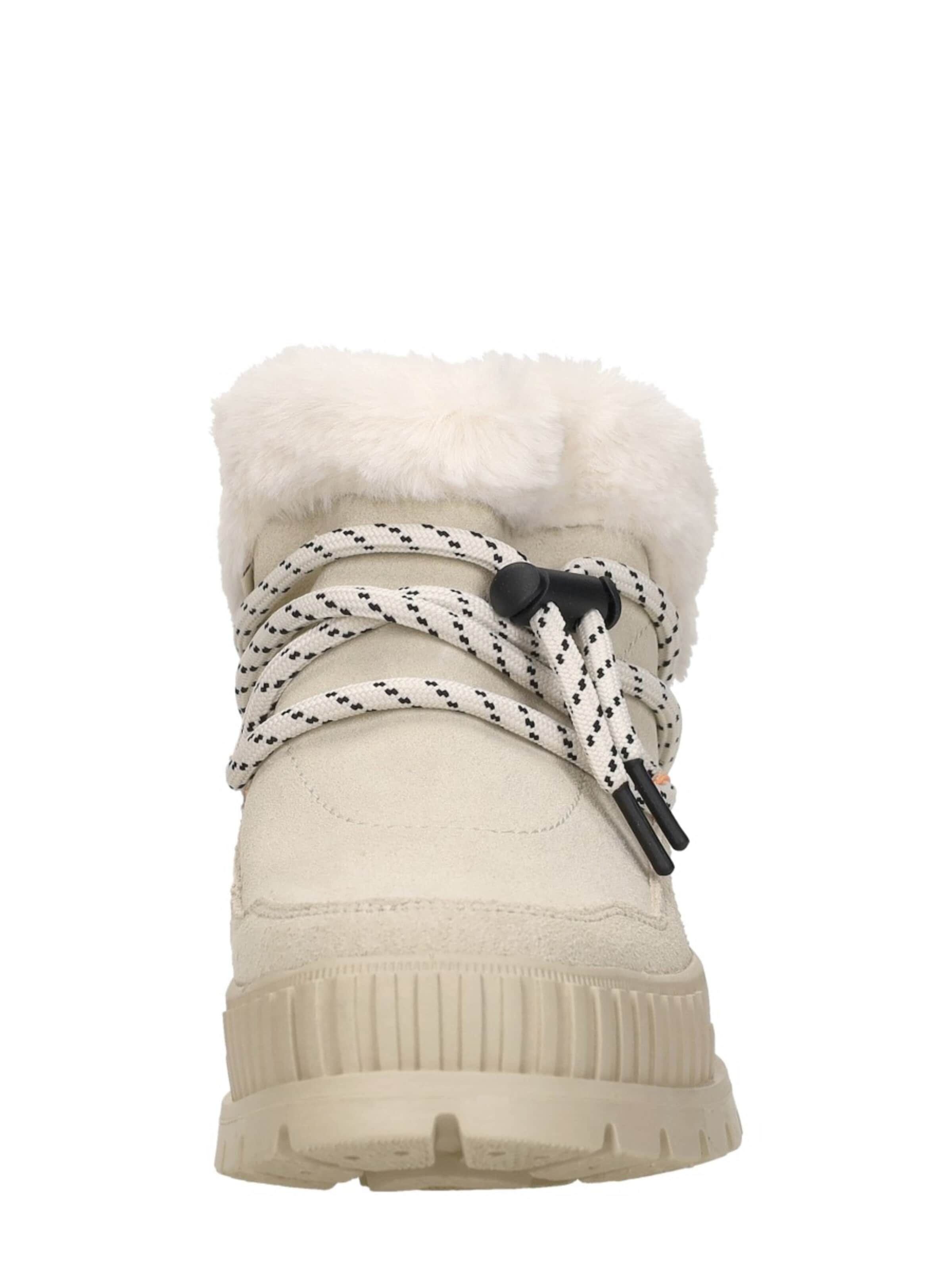 Palladium Boots 'Pallashock Lo Hiver' in Beige