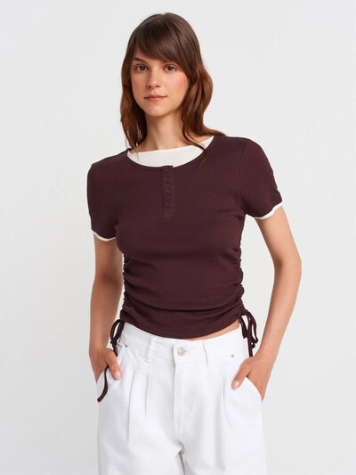 Dilvin T-shirt 'T-Shirts' en S en bourgogne, Vue avec produit