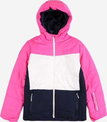 Veste outdoor 4F en rose : devant