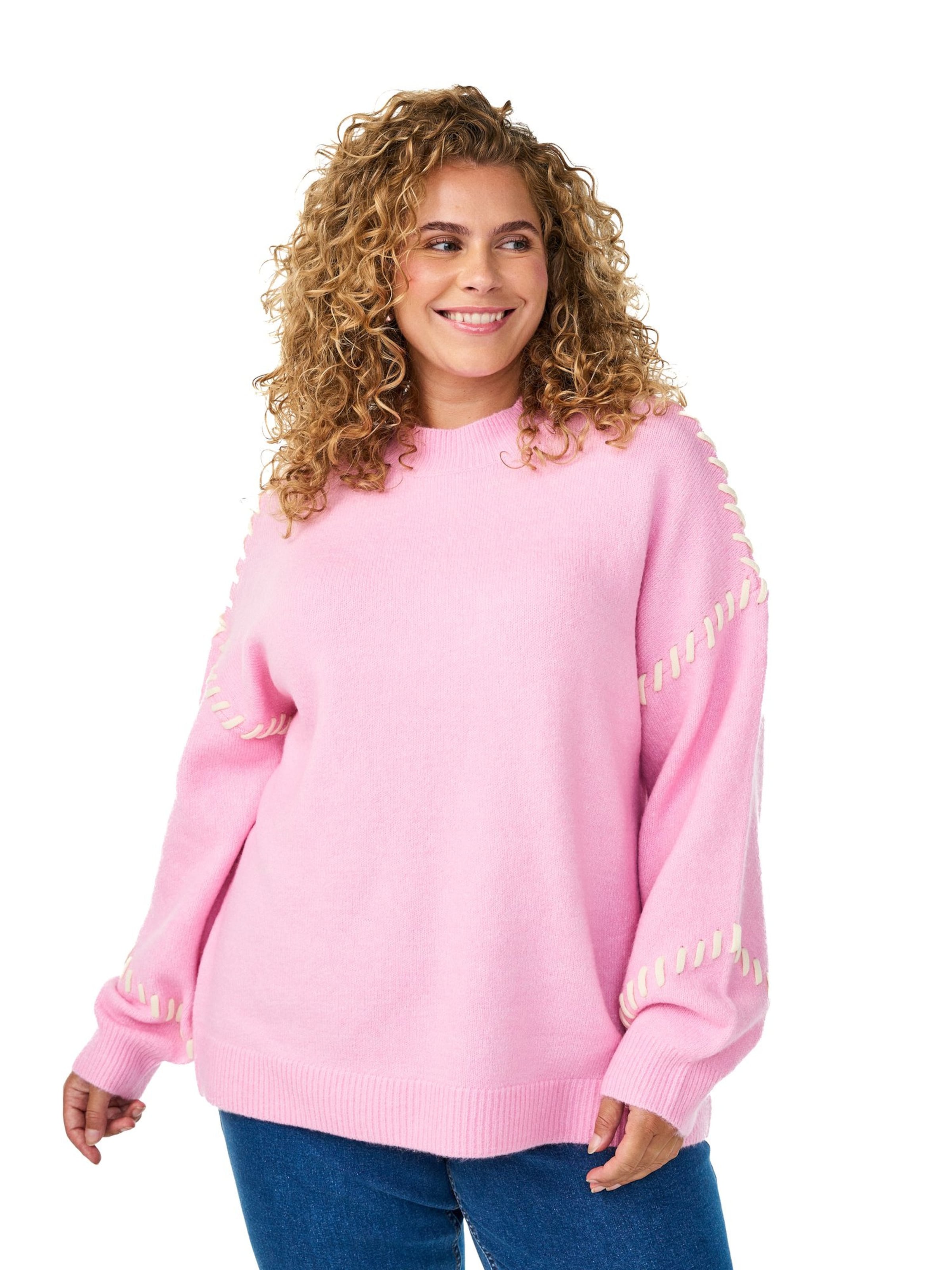 rožinė Zizzi Megztinis 'Mlea': priekis