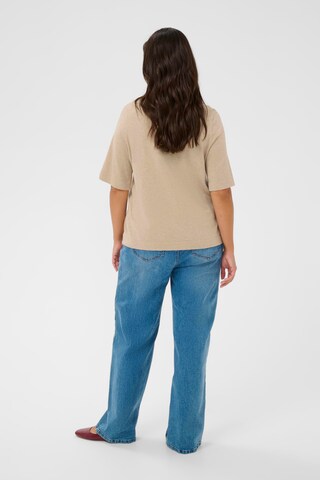 KAFFE CURVE Pullover 'KClizzy' in Beige