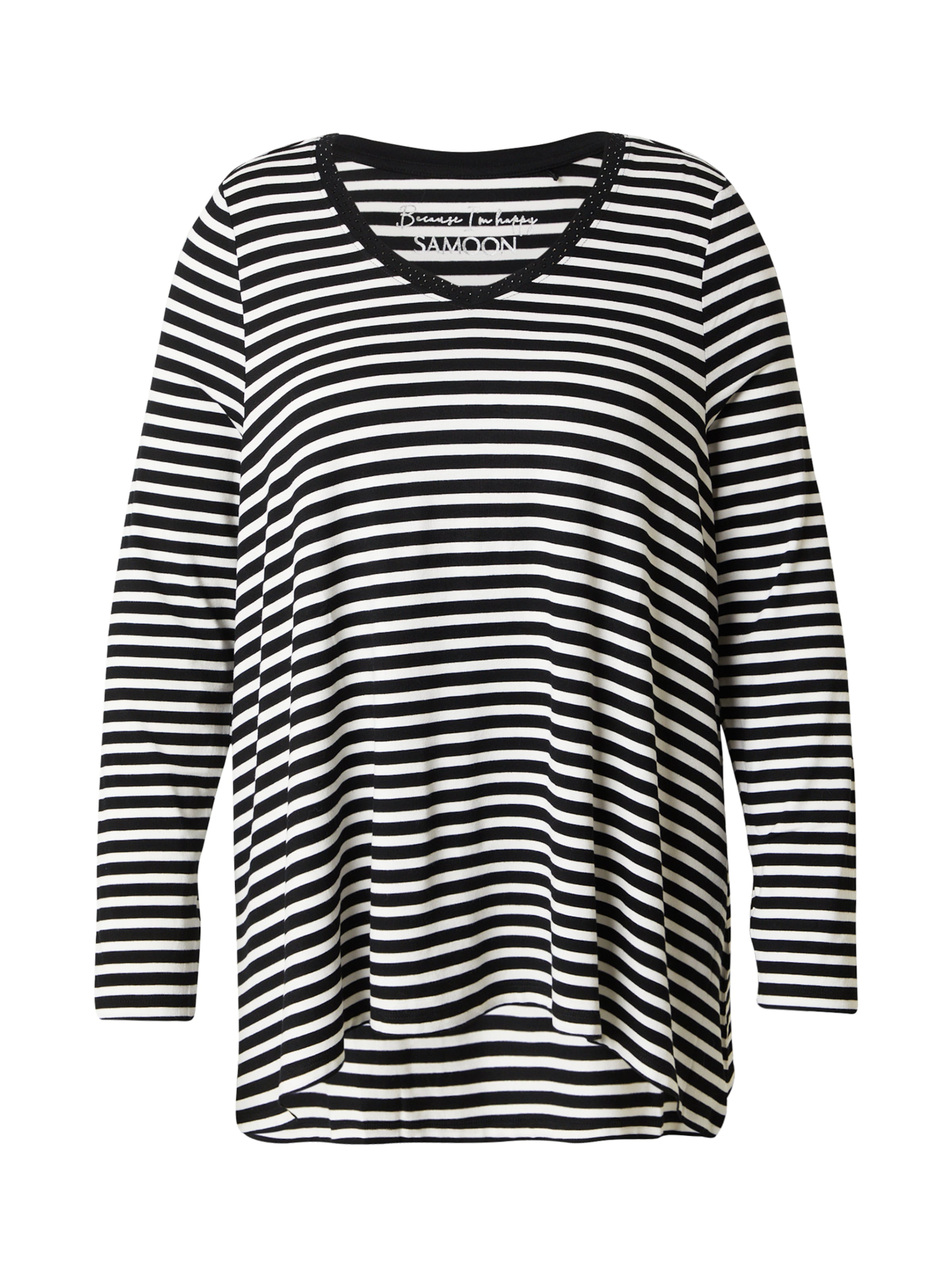 SAMOON Shirt in Schwarz: Vorderseite