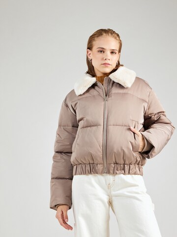 Abercrombie & Fitch Between-Season Jacket in Beige: front