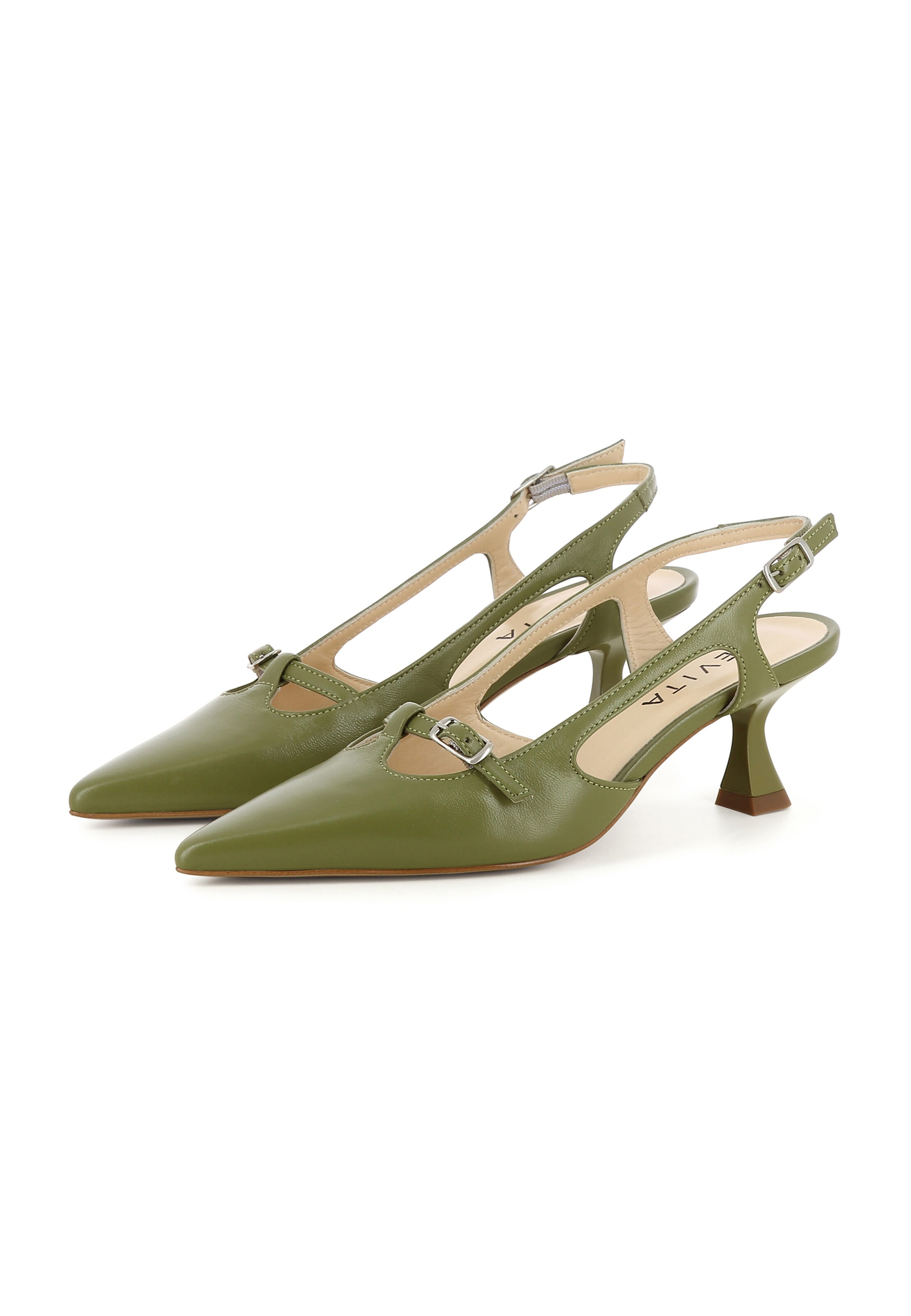 EVITA Slingback pumps 'PERLA' in Green