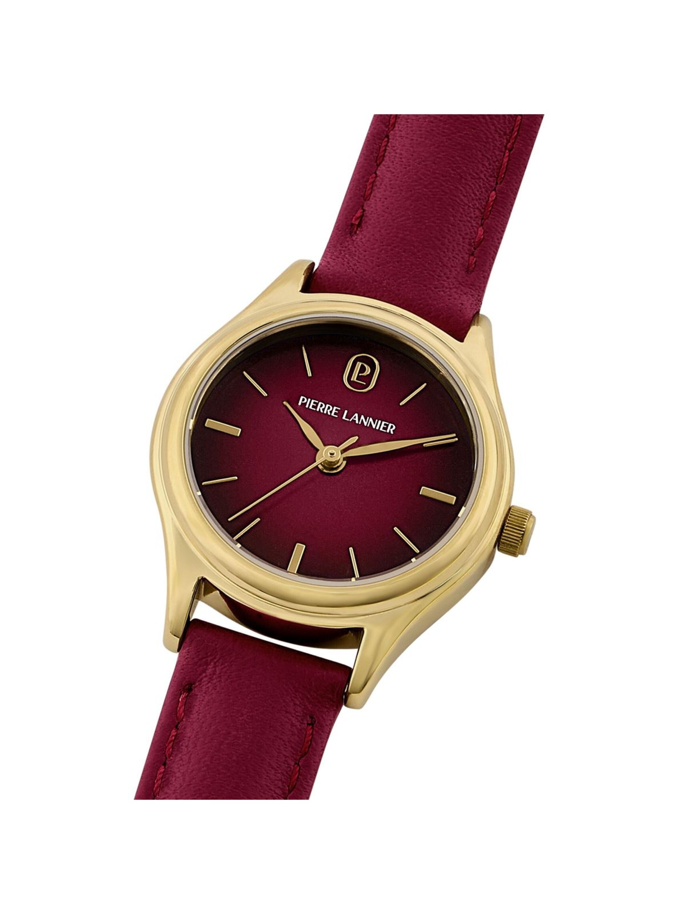 Montre à affichage analogique 'Pya' Pierre Lannier en rouge
