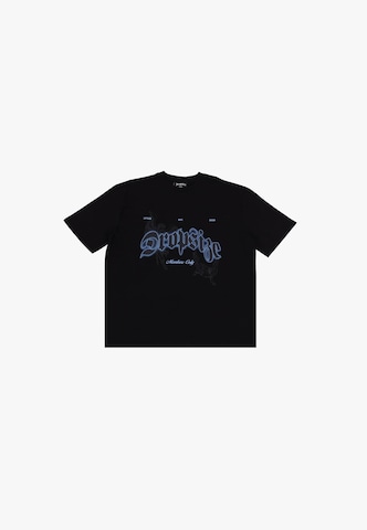 Dropsize T-Shirt in Schwarz: Vorderseite