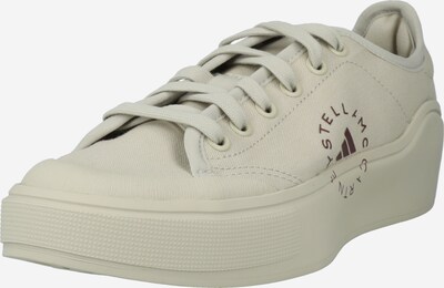 ADIDAS BY STELLA MCCARTNEY Sportschoen 'Court' in de kleur Chocoladebruin / Offwhite, Productweergave