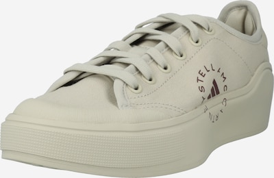 ADIDAS BY STELLA MCCARTNEY Sportschoen 'Court' in de kleur Chocoladebruin / Offwhite, Productweergave