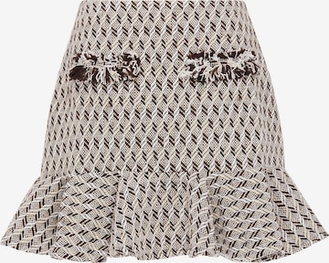 Jupe 'Festive' faina en marron : devant