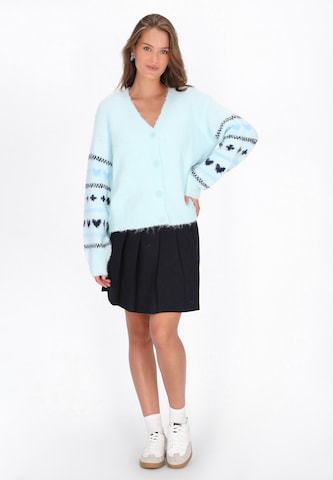 MYMO Knit cardigan in Blue